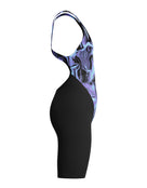 Speedo - Girls Fastskin Endurance+ Max Open Back Kneeskin - Blue/Black -  Product Side