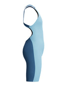 Speedo - Girls Fastskin Endurance+ Max Open Back Kneeskin - Blue - Model Side