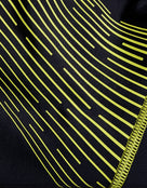 Speedo - Girls Medley Logo Medalist Swimsuit - Navy/Yellow - Pattern