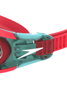 Speedo - Hydrosity 2.0 Junior Swim Goggles - Smoke Lens - Red - Product Logo