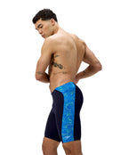 Speedo - Hyperboom Panel Swim Jammer - Navy/Blue - Model Side