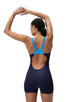 Speedo - Hyperboom Splice Legsuit - Navy/Blue - Model Front