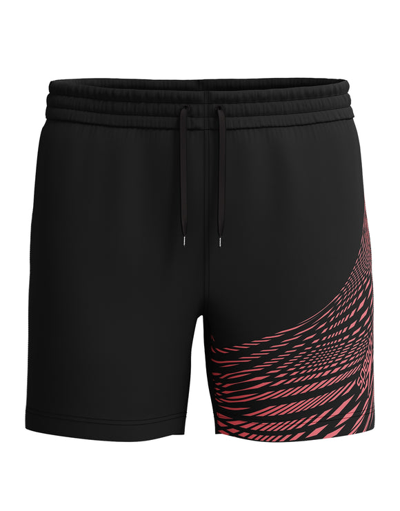 Speedo - Medley Logo 16" Watershorts - Black/Orange - Product Front