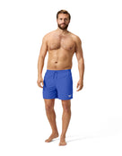 Speedo - Essentials 16" Watershorts - Cobalt Blue - Model Front Close Up