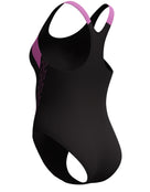 HyberBoom Splice Racerback Swimsuit - Black/Pink