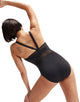 Speedo - Shaping LuniaGlow Swimsuit - Black - Model Front