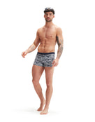 Speedo - Valmilton Allover Aquashort - Navy/White - Model Front Full Body