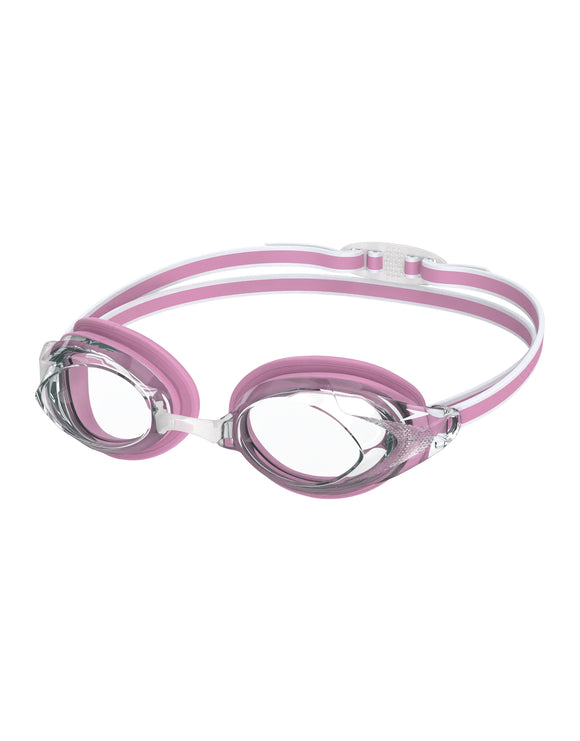 Speedo - Vanquisher 3.0 Women's Swim Goggles - Clear Lens - Pink/Clear - Product Front/Side