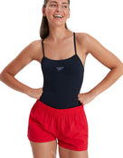 Speedo - Womens Essential Watershort - Red - Model Front