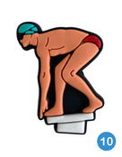 Swimming Themed Croc Shoe Charms