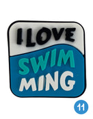 Swimming Themed Croc Shoe Charms