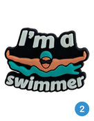 Swimming Themed Croc Shoe Charms