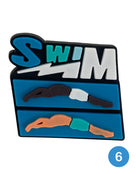 Swimming Themed Croc Shoe Charms