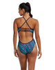 TYR - Dragonflyte Trinity Fit Swimsuit - Navy/Green - Model Front