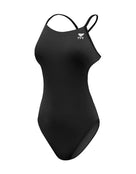 TYR - Solid Durafast Elite Cutoutfit Swimsuit - Black - Product Front