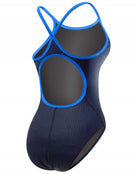 TYR - Girls HEXA Durafast Elite Diamondfit Swimsuit - Black/Blue - Product Back