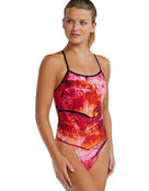 TYR - TYR - Gladius Durafast Elite Trinityfit Swimsuit - Pink/Orange - Model Side/Front