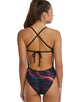 TYR - Magmata Durafast Elite Crosscutfit Swimsuit - Gold/Metal Rainbow/Black - Model Front