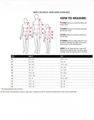 TYR - Mens Thresher Size Guide