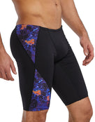 TYR - Montipora Durafast Elite Swim Jammer - Purple/Orange - Model Side