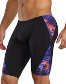 TYR - Montipora Durafast Elite Swim Jammer - Purple/Orange - Model Front/Side