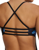 TYR - Triadic Durafast Elite Trinityfit Swimsuit - Blue - Model Back Close Up