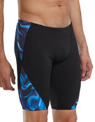TYR - Waveform Durafast Elite Swim Jammer - Blue - Model Front/Side