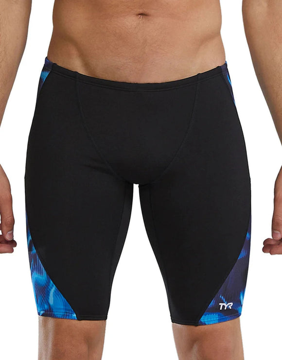 TYR - Waveform Durafast Elite Swim Jammer - Blue - Model Front