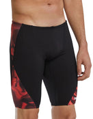 TYR- Waveform Durafast Elite Swim Jammer - Red - Model Front/Side