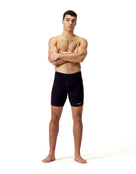 Tech Panel Swim Jammer - Black/Red