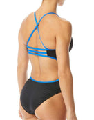 TYR - Hexa Durafast Elite Trinityfit Swimsuit - Black/Blue - Back