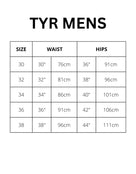 TYR - Speedwarp Durafast Elite Swim Jammer - Blue - Size Guide