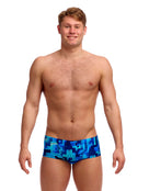Funky Trunks - You Blued Classic Swim Trunks - Blue - Model Front