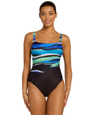 ZOGGS-SS-26-462361-Classicback-Elaine-Black_Blue_swimsuit-front