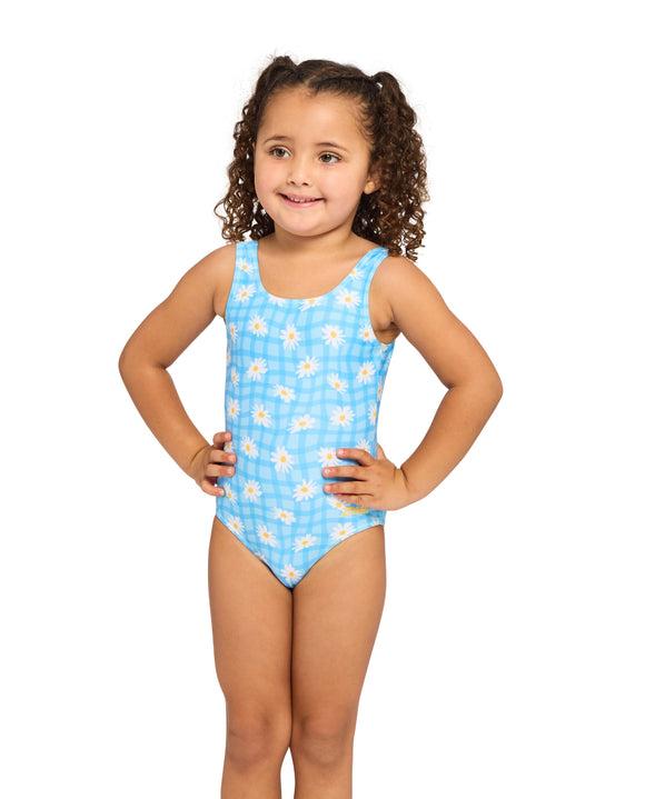 ZOGGS-SS-463620-DaisyCheck-Tots-Girls-front-swimsuit