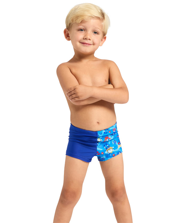 ZOGGS-SS-463841-Sea-Alien-Hip-Racer-Tots-Boys-front-swimsuit