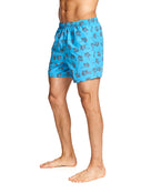 Zoggs - Balmy Palmy 15" Shorts - Turquoise Multi - Model Side
