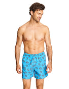 Zoggs - Balmy Palmy 15" Shorts - Turquoise Multi - Model Front/Side