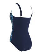 Zoggs - Womens Blue Chime Adjustable Classicback Swimsuit - Navy/Blue - Product Back