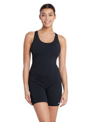 Zoggs - Womens Cottesloe Legsuit - Black - Model Front