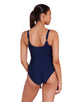 Zoggs - Kuringai Adjustable Scoopback Swimsuit - Navy/Multi - Model Front
