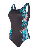 Sea Dreamer Scoopback Swimsuit - Black/Blue