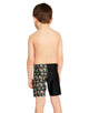 Zoggs - Tots Boys Finzilla Mid Swim Jammer - Black/Multi - Model Front