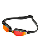 Aqua Sphere - Xceed Titanium Mirrored Swimming Goggle - Front - Black/Red/Infrared Cut