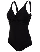 Speedo - Womens Brigitte Swimsuit - Black - Product Only Front