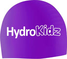 HydroKidz - Kids Silicone Swimming Caps - Purple