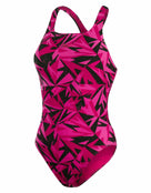 Speedo - Womens Hyperboom Allover Medalist Swimsuit - Product - Pink