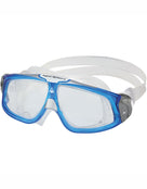 Aqua Sphere - Seal 2.0 Swimming Mask - Light Blue/Clear Lens - Front/Left Side