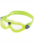 Aqua Sphere Seal Children 2 Swimming Goggle - Lime/Blue - Front/Left Side