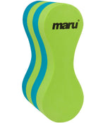 Maru - Kids Pull Buoy - Blue/Lime - Side Logo